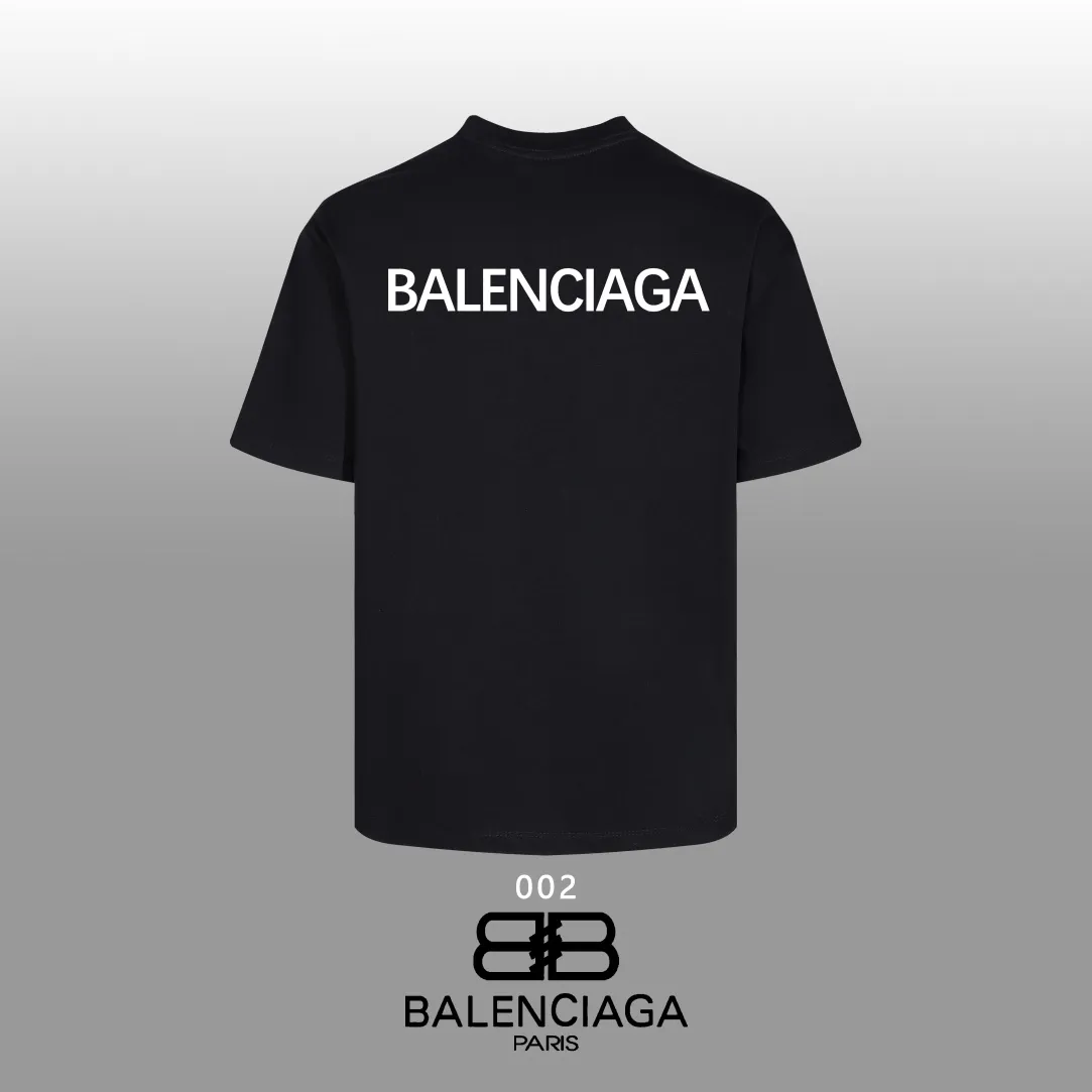 #「 Quality」 《BALENCIAGA 》24SS Classic T Quality - 2 - os 220 -26 280g - 300g 1×1 - Quality ：Black White Size: XS-S-M-L